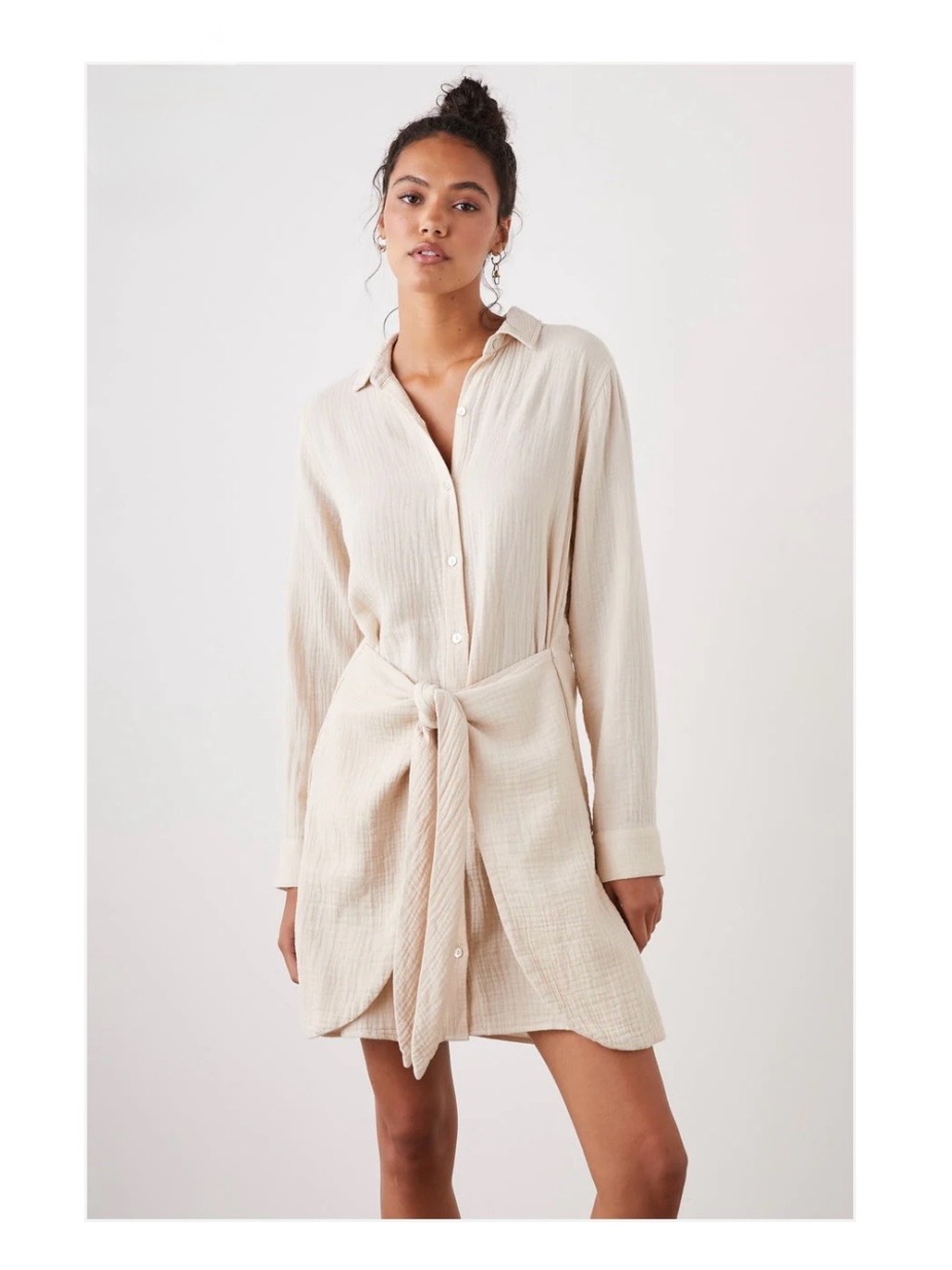 Rails Nadia Gauze Mini Shirtdress size XS.